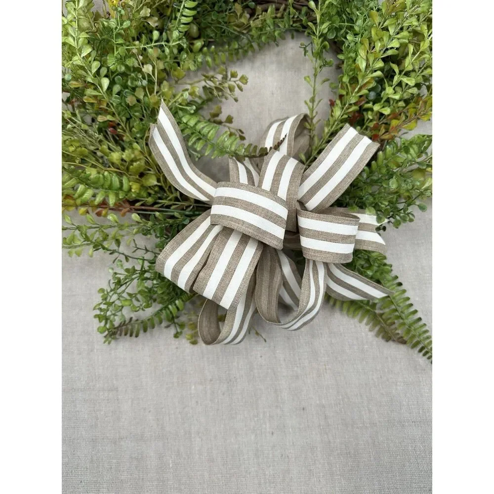 Handmade Decorative Wreath 18”x23” Front Door Wall Decor Rustic Farm House